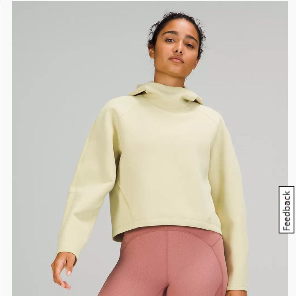 Lululemon air wrap crop hoodie